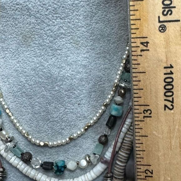 Set of 9 Gorgeous Handmade Boho Southwestern Tribal Statement Necklaces RARE Mix - Picture 8 of 9